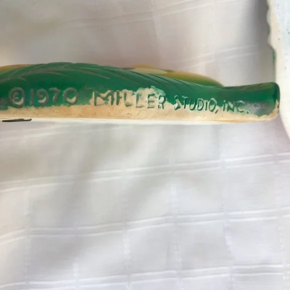 Vintage Anthropomorphic kitchen wall decor Miller studio 1970 apple pear - Picture 4 of 7